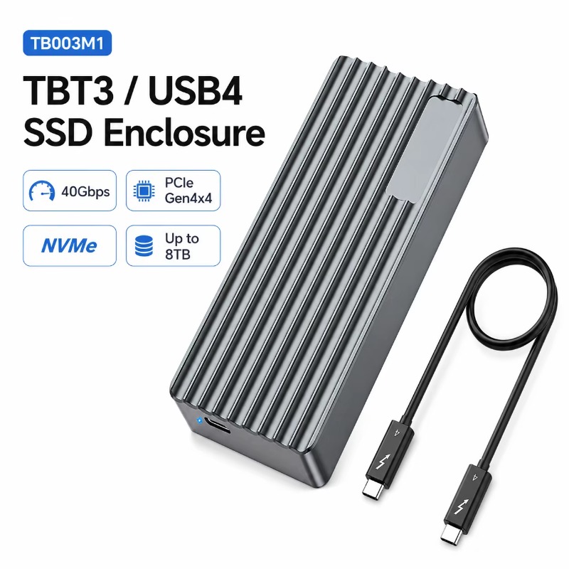 Usb4 40Gbps External Ssd 8Tb - TBT3/USB4 M.2 NVMe SSD-Gehäuse 40Gbps PCIe