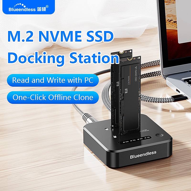 8Tb M2 Nvme Ssd - Blueendless Offline-Klon Dual-Bay M.2 NVMe SSD