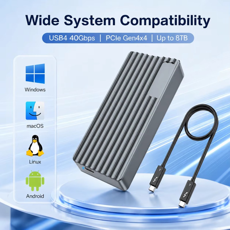 TBT3/USB4 M.2 NVMe SSD-Gehäuse – Usb4 40Gbps External Ssd 8Tb Bewertung und Preis