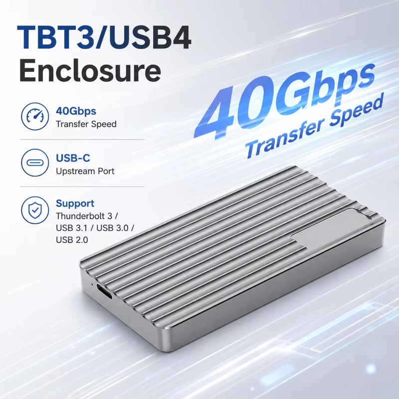 Aluminium M.2 NVMe SSD-Gehäuse – Usb4 40Gbps External Ssd 8Tb Bewertung und Preis