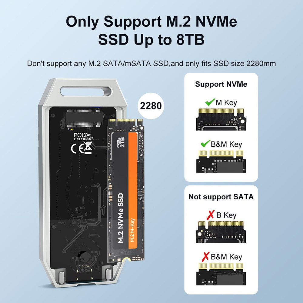 Maiwo 40gbps nvme m.2 ssd gehä – 8Tb M2 Nvme Ssd Bewertung und Preis